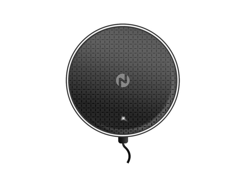 Cargador Inalámbrico con Tecnología Qi - Negro - Noganet (NG-Q03)